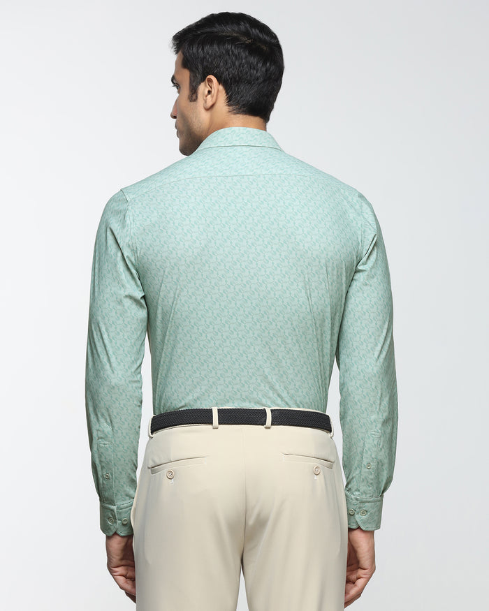 Green TechPro Printed Shirt - Graph