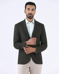Green Textured Blazer - Cano