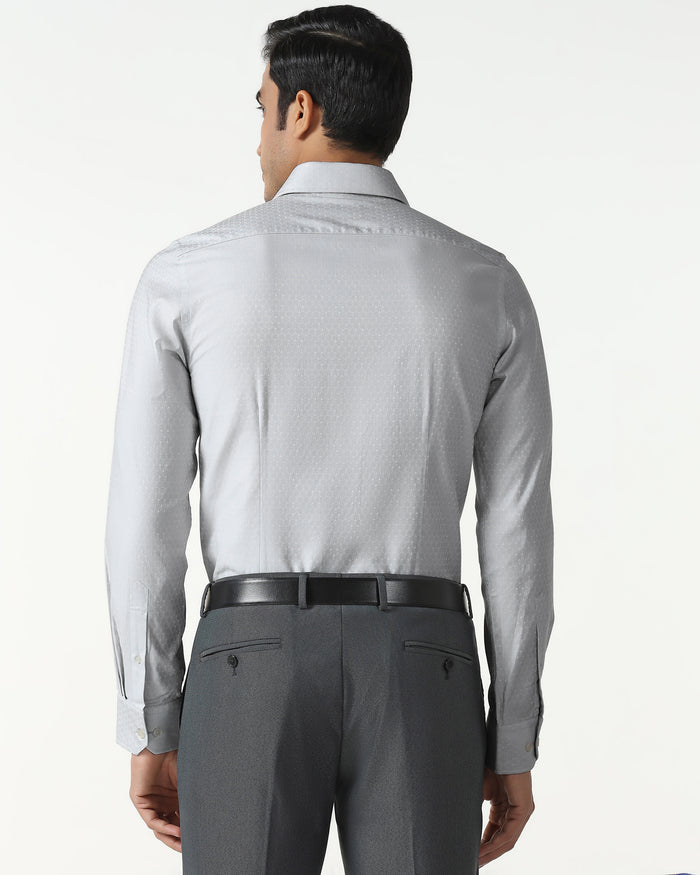 Grey Jacquard Shirt - Rile