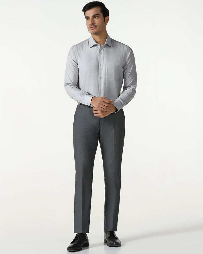 Grey Jacquard Shirt - Rile
