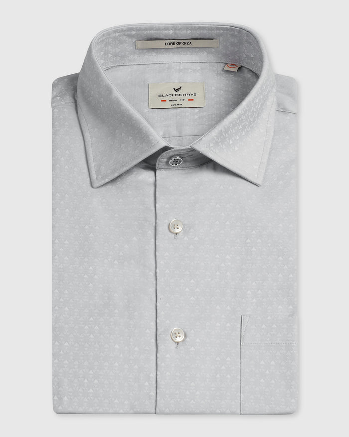 Grey Jacquard Shirt - Rile
