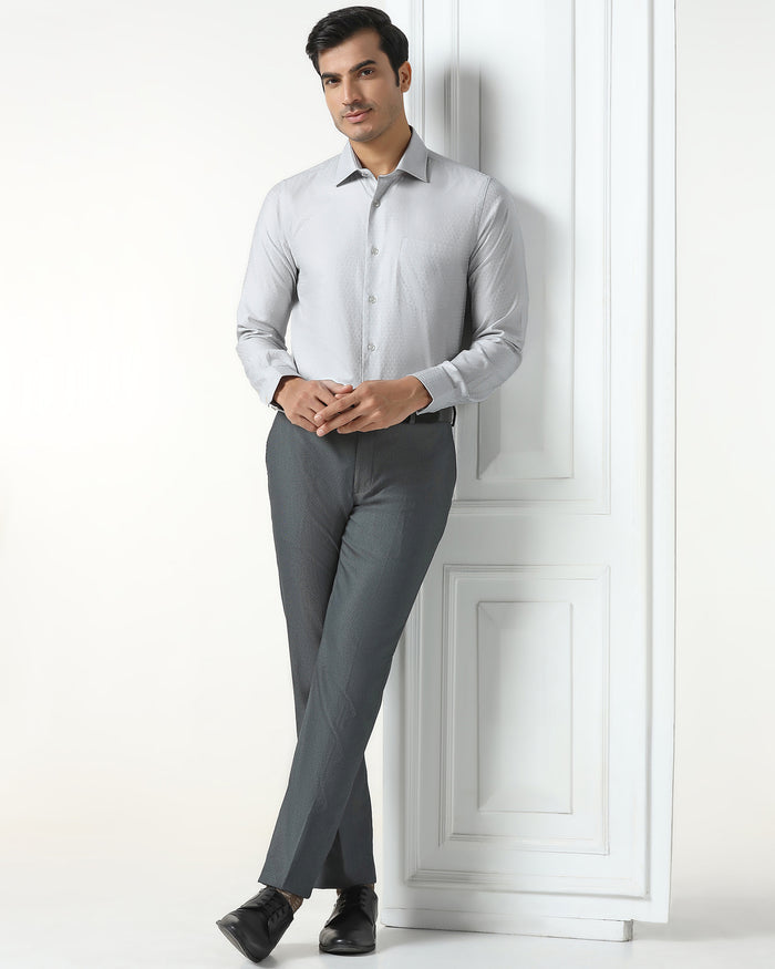 Grey Jacquard Shirt - Rile