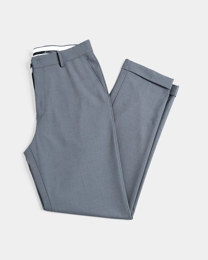 Grey Solid Trouser - Joshua