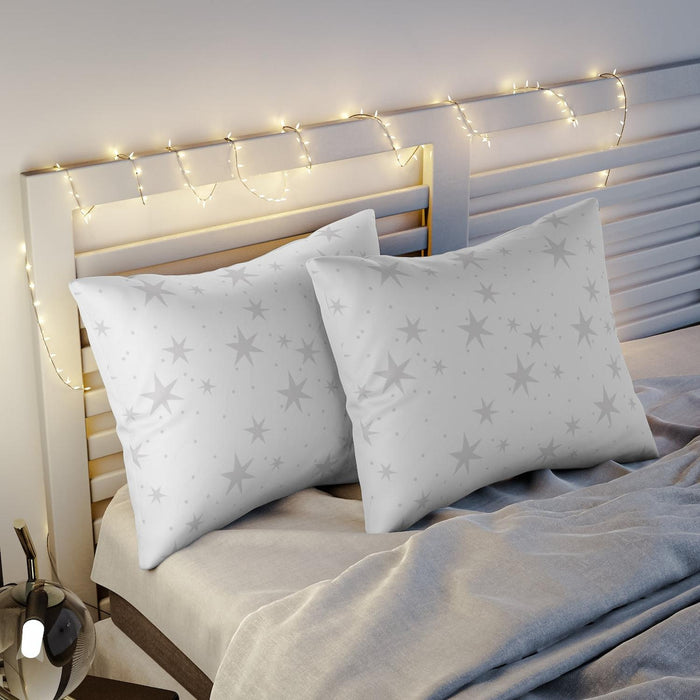 Kids Bedding Pillow Shams Grey Stars, Baby Bedding | Pippa + June