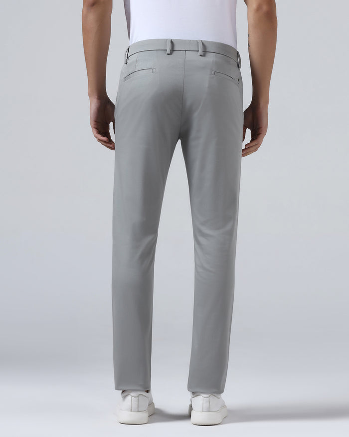 Grey Textured Khakis - Aurea