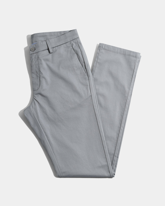 Grey Textured Khakis - Aurea