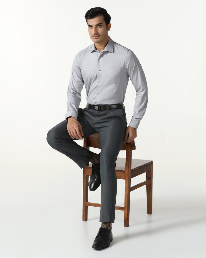 Grey Textured Shirt - Ryan