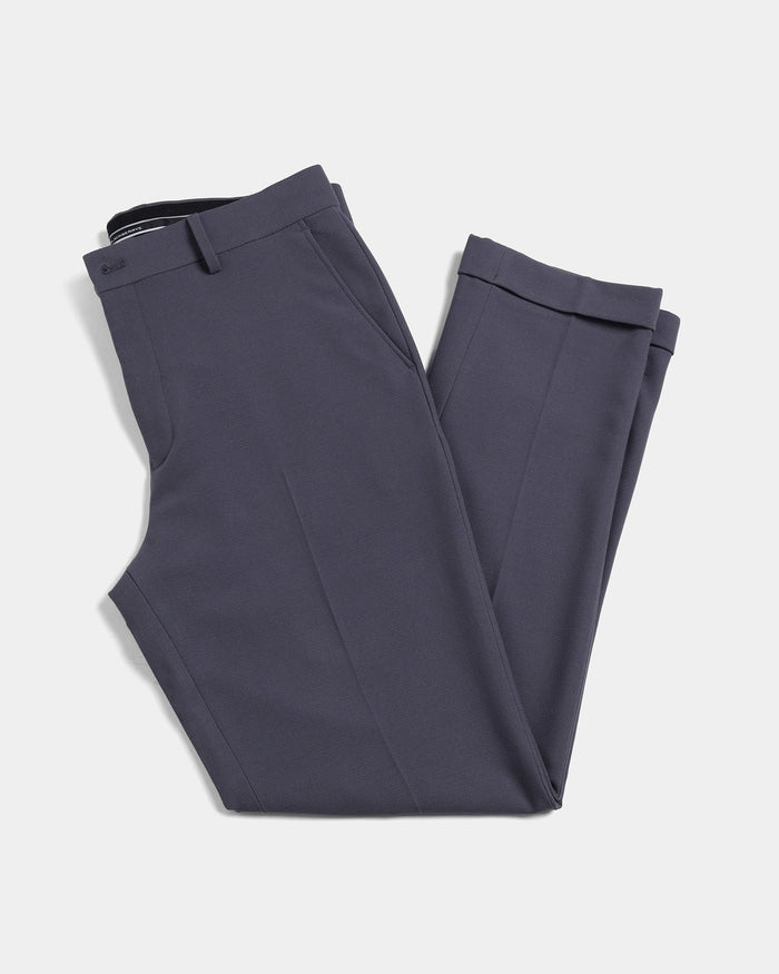 Grey Textured Trouser - Palmer