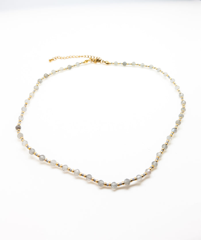 labradorite layering necklace fro0m ardor boutique