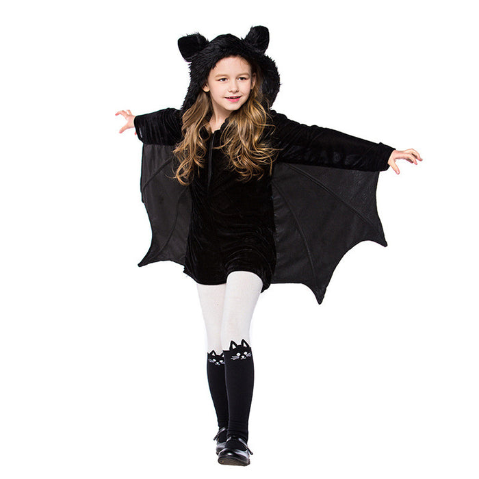 Halloween Children's Costume Black Bat Cosplay Costumes - foxberryparkproducts