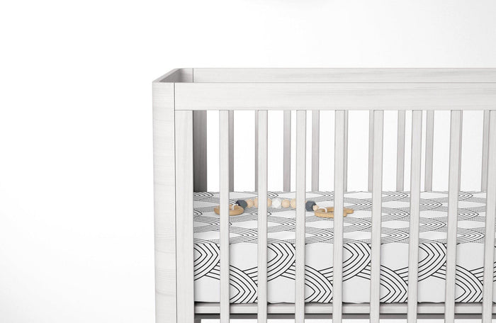 Modern Baby Crib Sheet Black White, Baby Bedding, Big Kid Toddler Bedding, Modern Nursery Decor, Made in the US | Pippa + June