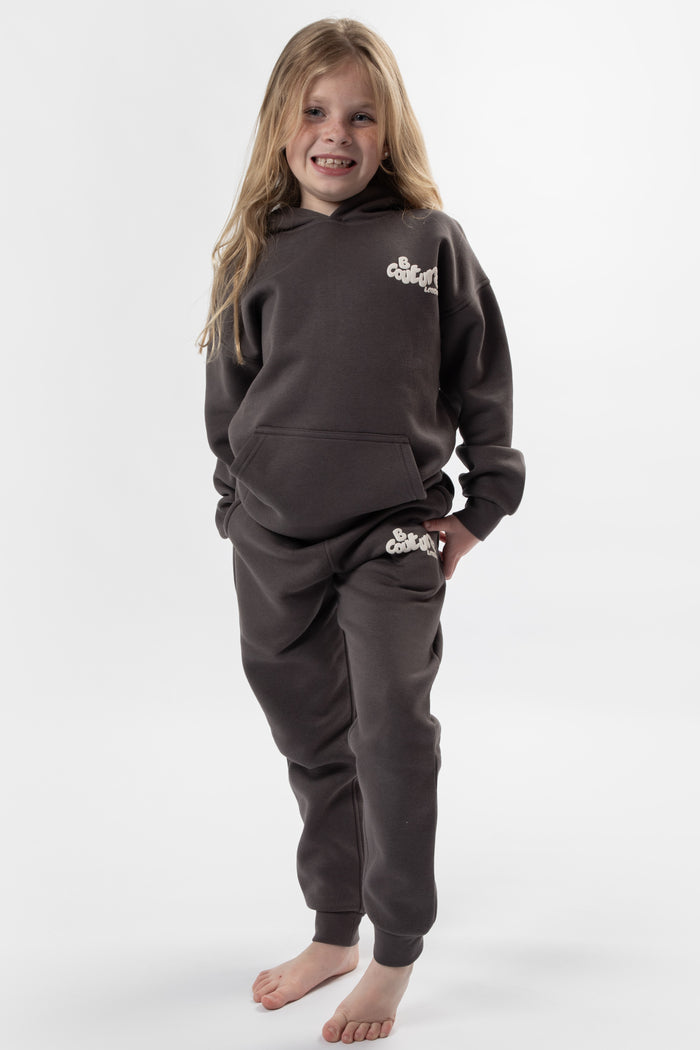Harrington Girls Tracksuit - Charcoal