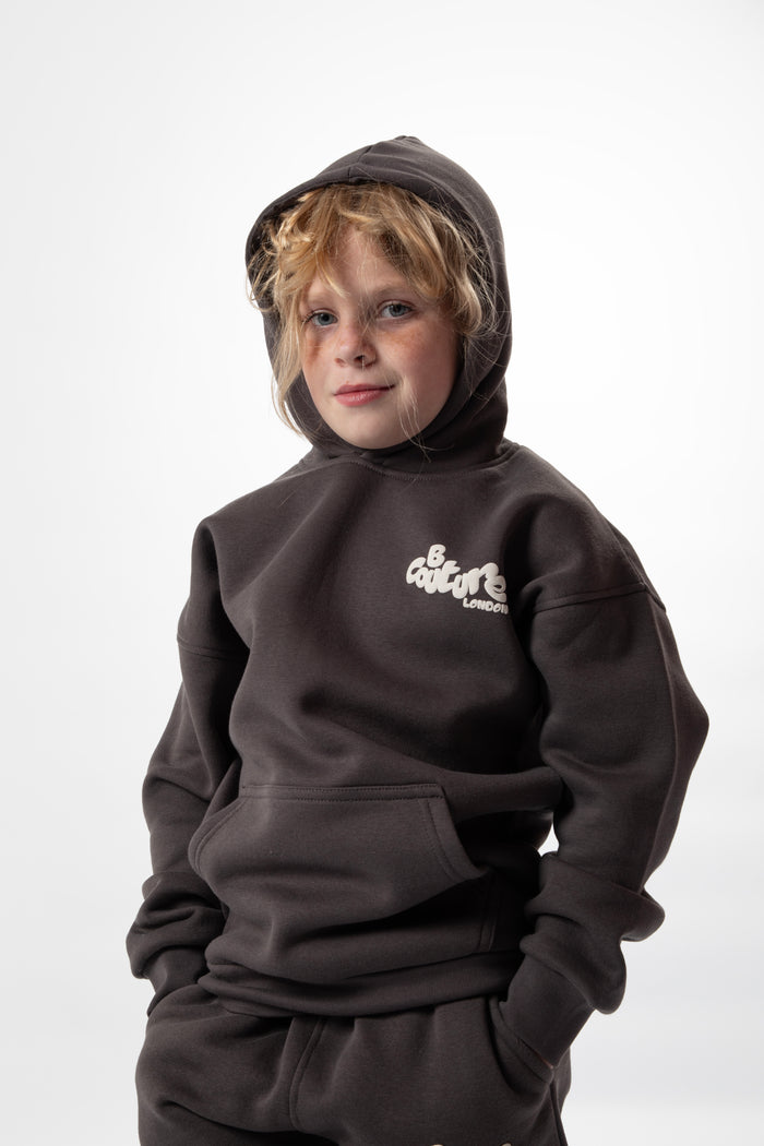 Harrington Girls Tracksuit - Charcoal