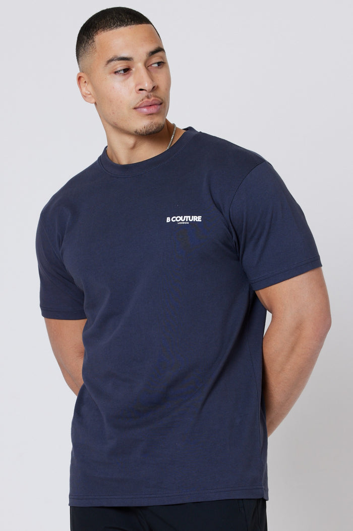 Hartfield 3-Pack Regular Cotton T-Shirt - Black/Navy/White