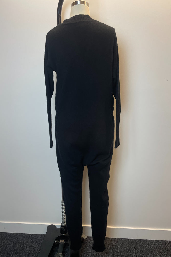 Hatch Black Knit Jumpsuit image 2