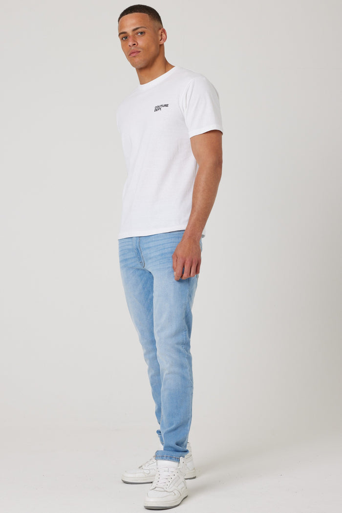 Haydon Walk Regular Fit Cotton T-Shirt - Cream