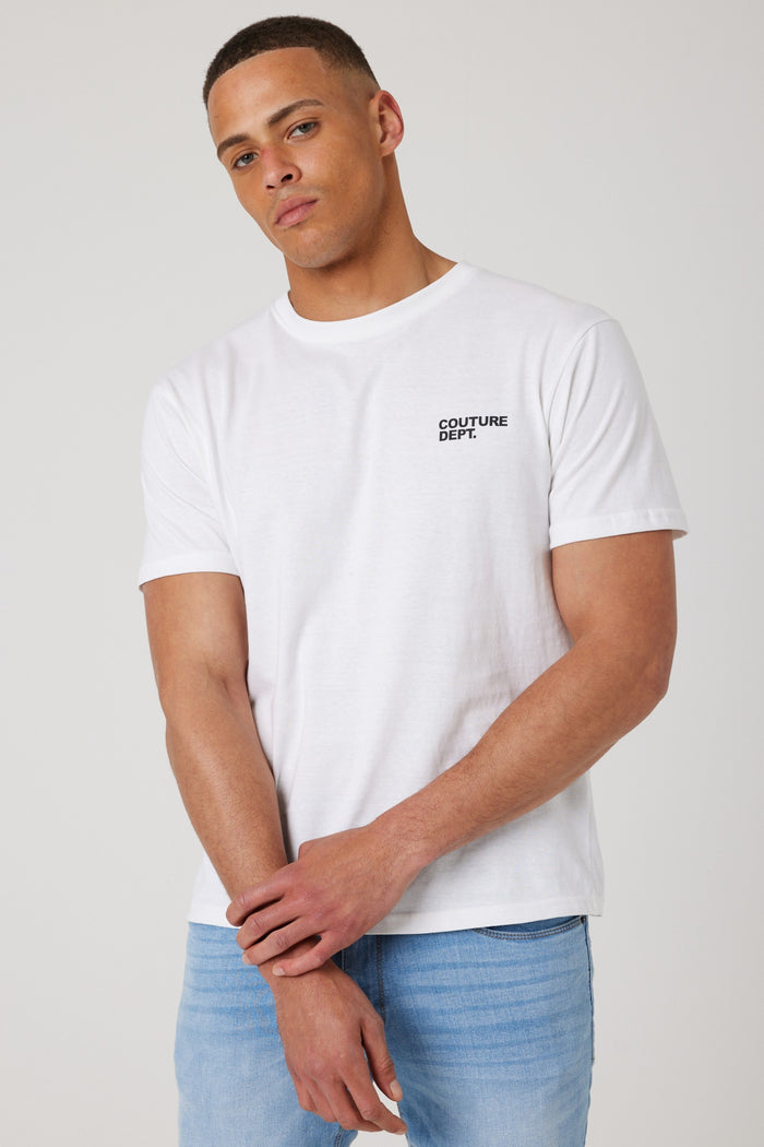 Haydon Walk Regular Fit Cotton T-Shirt - Cream