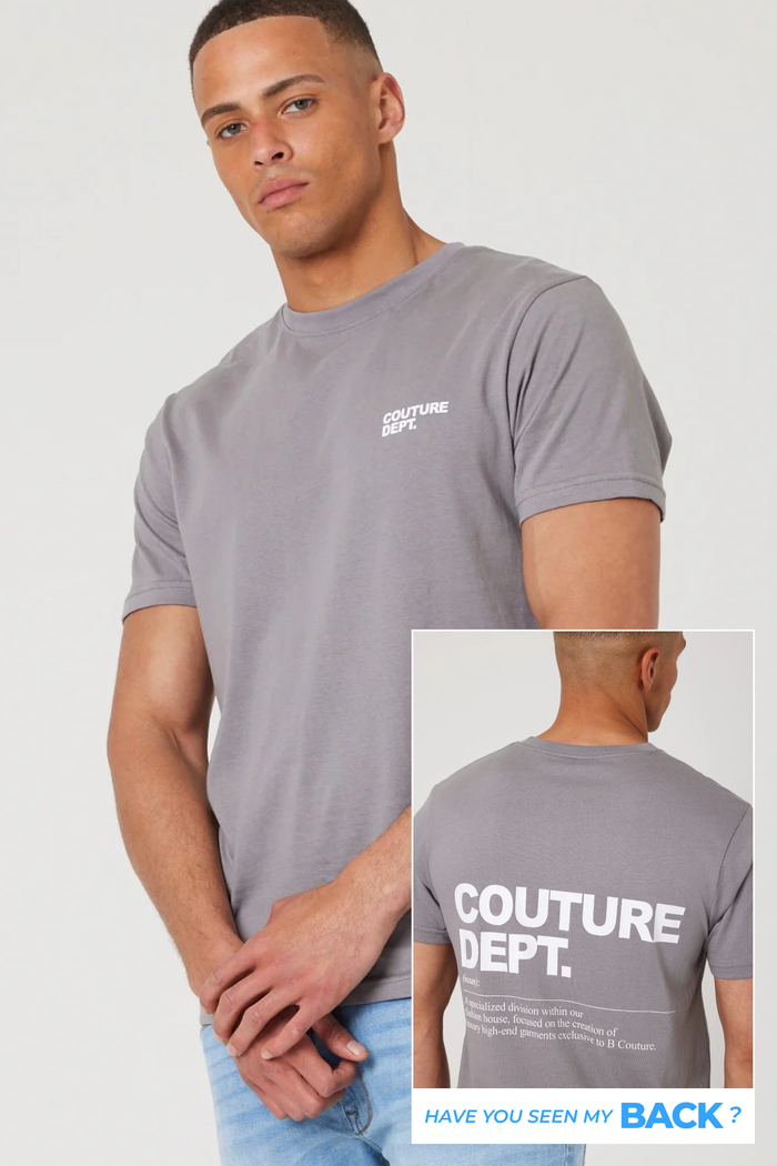 Haydon Walk Regular Fit Cotton T-Shirt - Grey