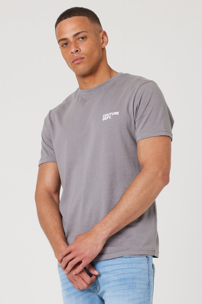 Haydon Walk Regular Fit Cotton T-Shirt - Grey