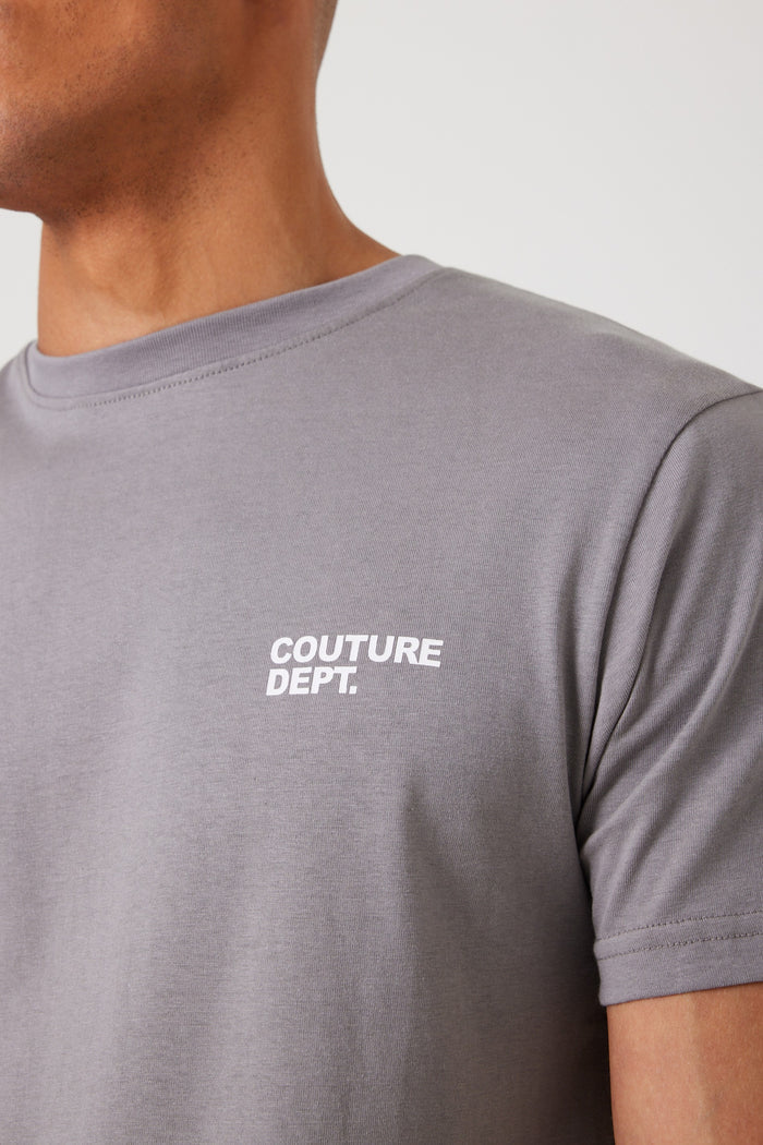 Haydon Walk Regular Fit Cotton T-Shirt - Grey