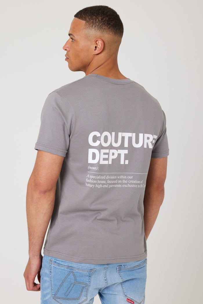 Haydon Walk Regular Fit Cotton T-Shirt - Grey