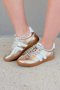 Heads Up Metallic Tennis Shoes