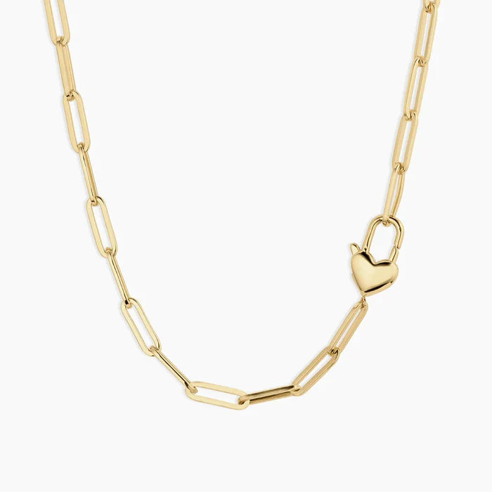 Heart Padlock Necklace