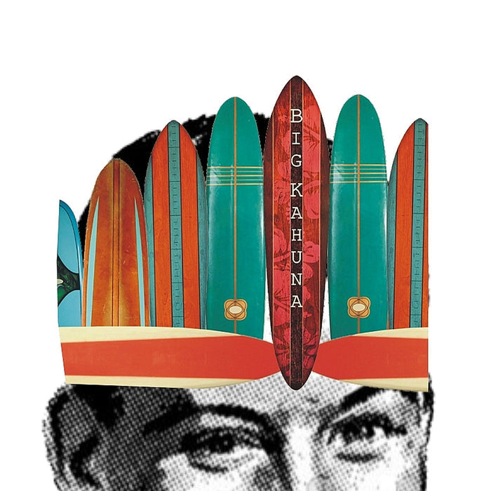 Heart the Moment Big Kahuna Surfboard Party Hat Greeting Card