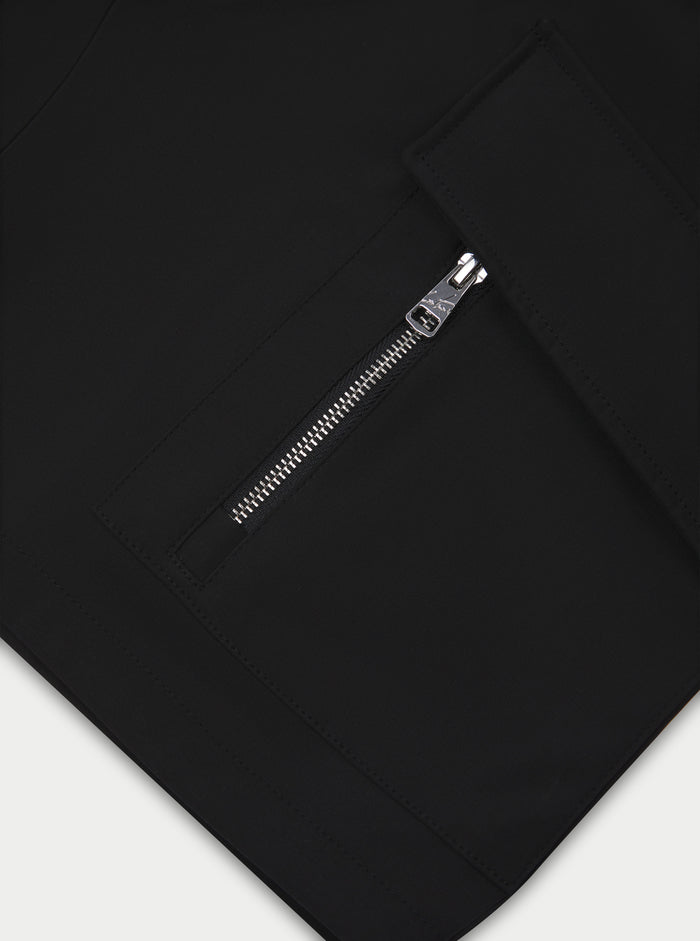 HEAVYWEIGHT ZIP CARGO SHORTS BLACK