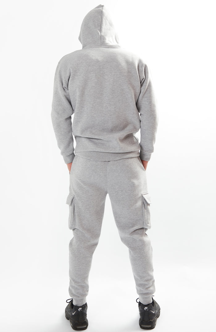 Holmdale Boys Fleece Tracksuit - Grey Marl