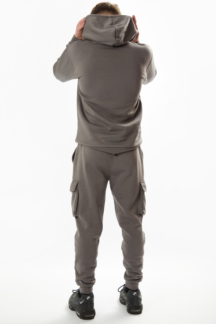 Holmdale Boys Fleece Tracksuit - Pewter