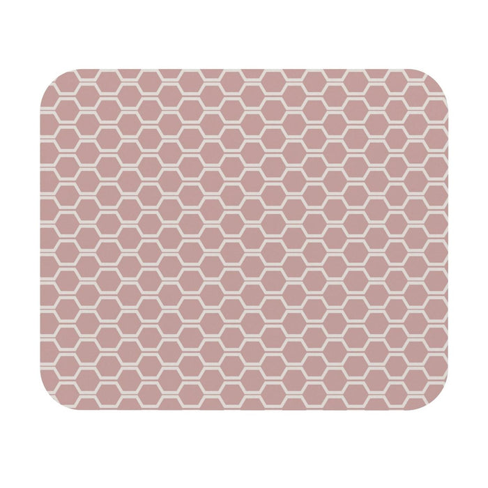 Modern Mouse Pad Honeycomb Blush, Modern Laptop Computer Accessories | Pippa + June
