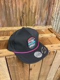 Hooey "Cheyenne" Black with Pin/Blue Patch