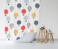 Kids Shower Curtain Hot Air Balloons, Gender Neutral, Kids Bathroom Decor and Accessories | Pippa + June