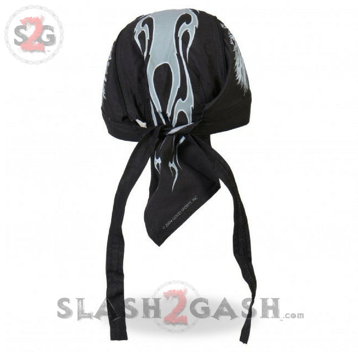 Hot Leathers Lone Wolf Headwrap Premium Motorcycle Durag - No Club