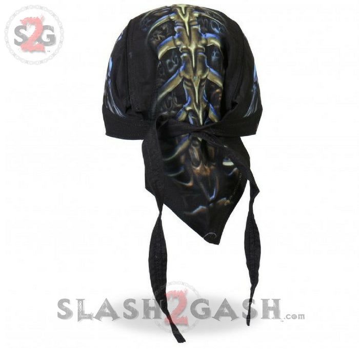 Hot Leathers Skull Cavern Headwrap Premium Motorcycle Durag