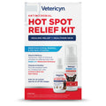 Hot Spot Relief Kit - Antimicrobial Hot Spot Spray + FoamCare Medicated Pet Shampoo