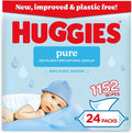 Huggies Pure Plastic Free Baby Wipes – Pack of 24, 1152 wipes