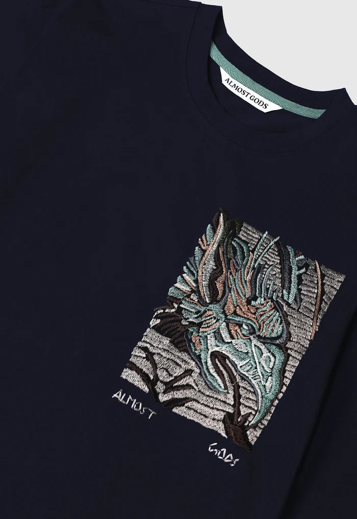 Hydra Embroidered Relaxed Tee