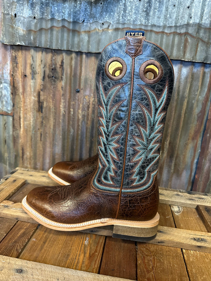 Hyer Walton Slate Grey Goat Western Boot