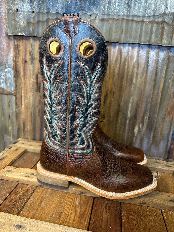 Hyer Walton Slate Grey Goat Western Boot