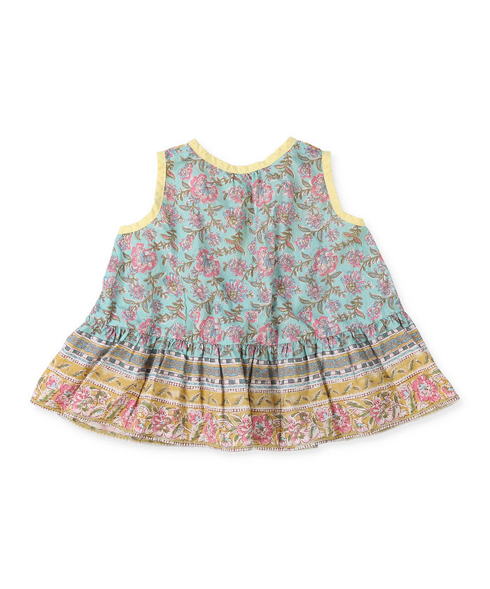 Indian-like Print Blouse