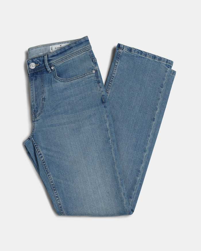 Indigo Super Clean Straight Comfort Jeans - Stetson