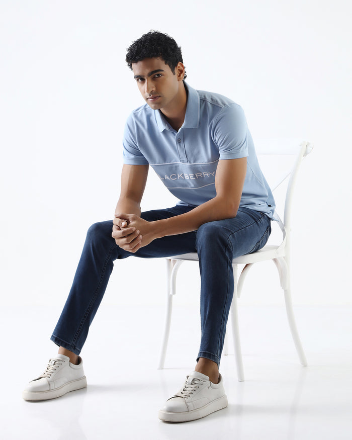 Indigo Superflex Skinny Cropped Jeans - Antoine