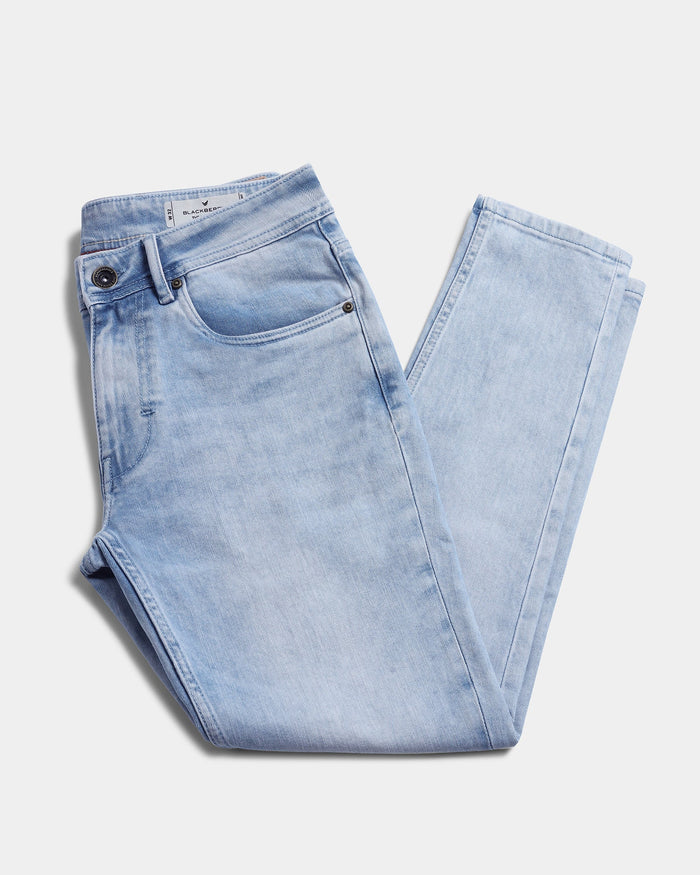 Indigo Superflex Skinny Cropped Jeans - Dewitt