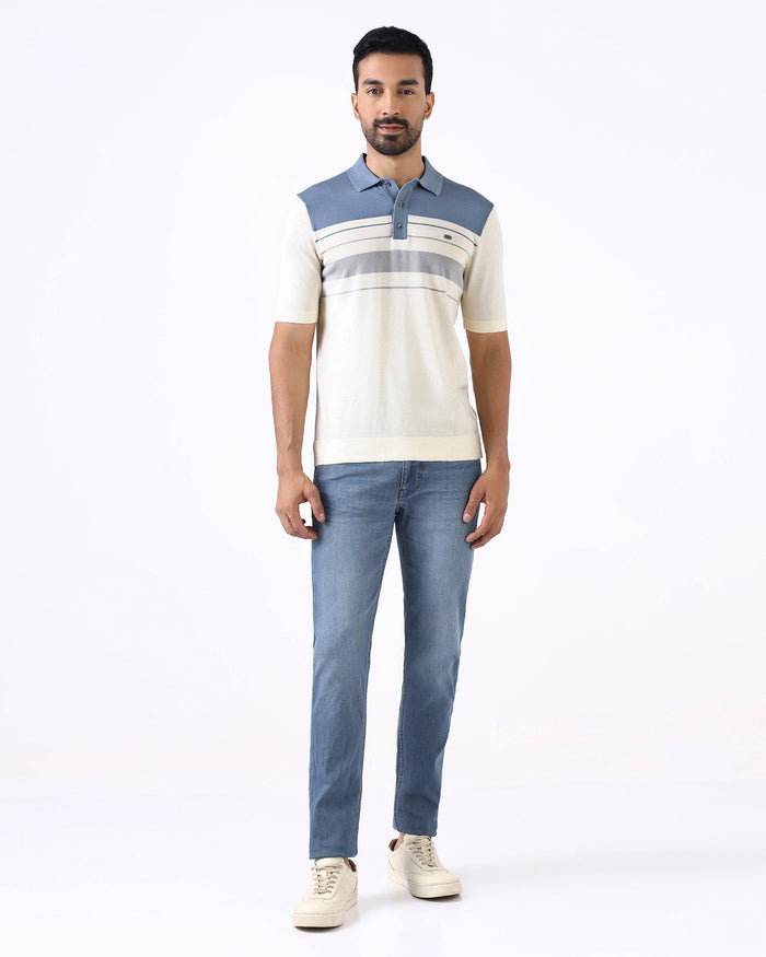 Indigo Superflex Slim Comfort Jeans - Dian