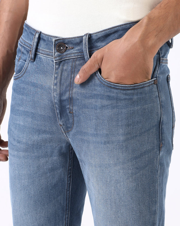 Indigo Superflex Slim Comfort Jeans - Dian