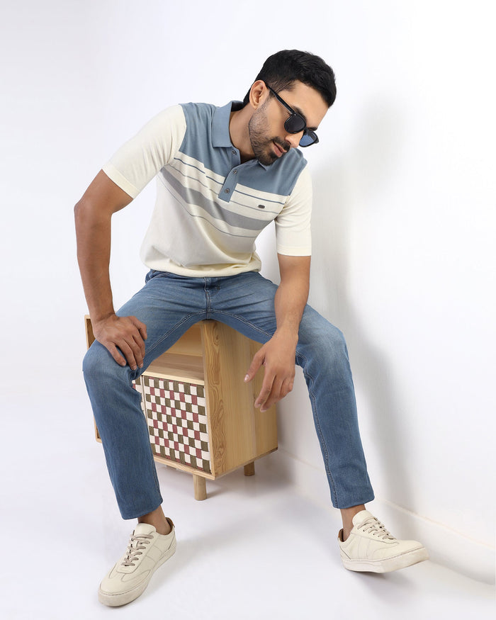 Indigo Superflex Slim Comfort Jeans - Dian