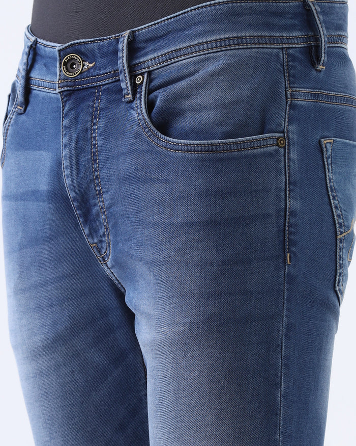 Indigo Superflex Slim Fit Jeans - Aidan