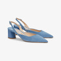 Packshot image of the Irene slingback in Sky Blue | Lead